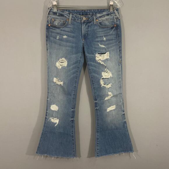 True Religion Karlie Low Rise Bell Bottom Jean - Picture 1 of 6